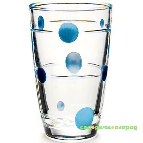 Фото Набор стаканов LORAINE, 6 предметов, 300 мл, голубой узор