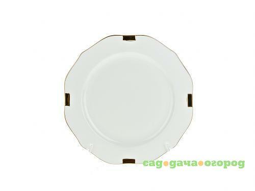 Фото Блюдо сервировочное Best Home Porcelain, Золотая классика, 26,5*2 см