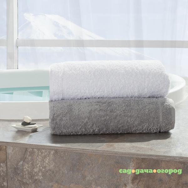 Фото Набор полотенец BB Towels Цвет: Clear White & Warm Grey (100х160 см - 2 шт)