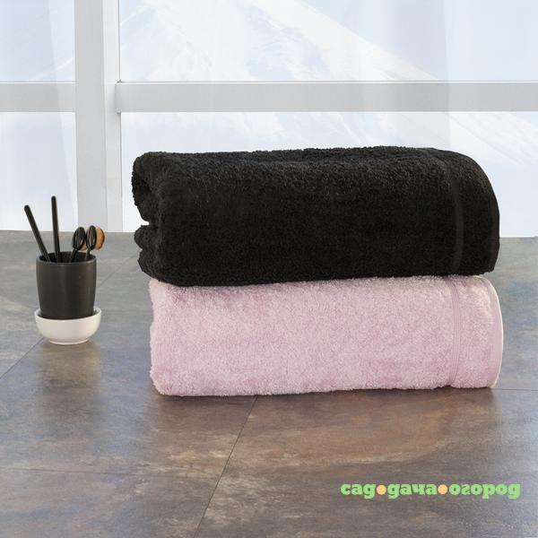 Фото Набор полотенец BB Towels Цвет: Charcoal Black & Lilac (100х160 см - 2 шт)