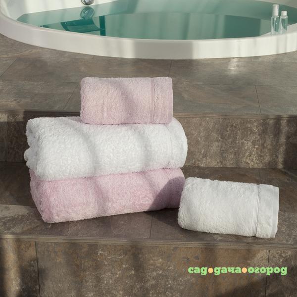 Фото Набор полотенец BB Towels Цвет: Clear White & Lilac (100х160 см - 2 шт,70х150 см - 2 шт)