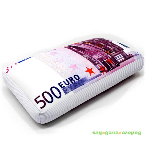 Фото Декоративная подушка 500 Евро (22х42)