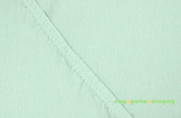 Фото Простыня на резинке Петелька Цвет: Ментоловый (200х200)