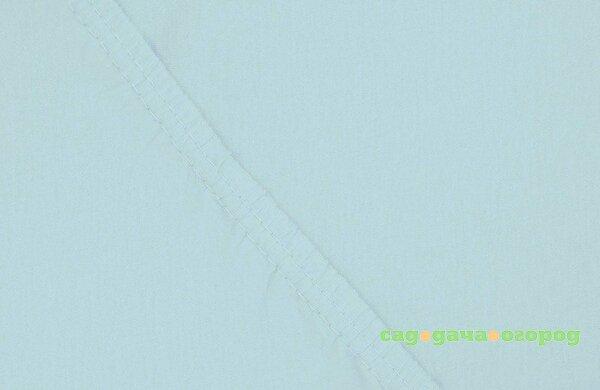 Фото Простыня на резинке Петелька Цвет: Голубой (200х200)