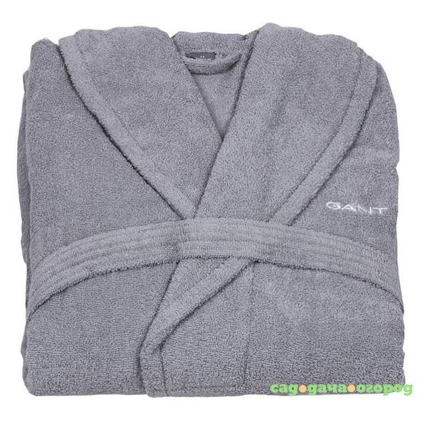 Фото Халат махровый унисекс Gant Home TERRY BATHROBE, размер S, 100% хлопок