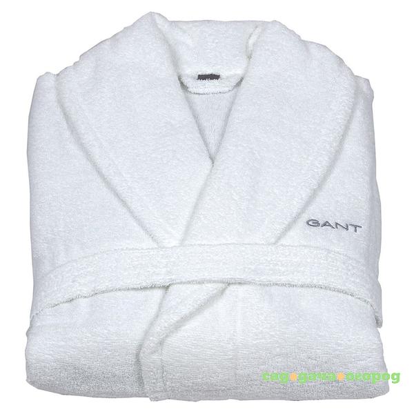 Фото Халат махровый унисекс Gant Home TERRY BATHROBE, размер L, 100% хлопок