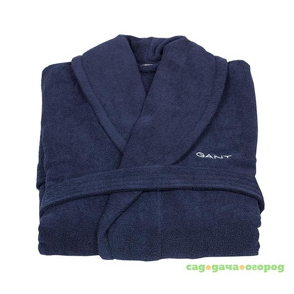 Фото Халат махровый унисекс Gant Home TERRY BATHROBE, размер M, 100% хлопок