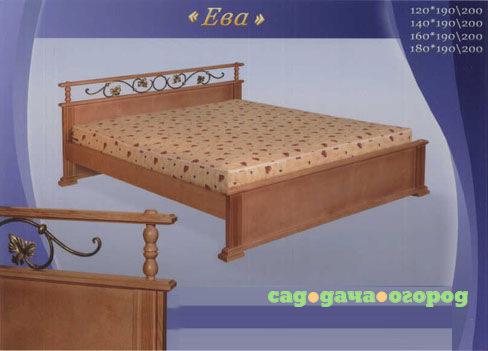 Фото Деревянная кровать "Ева"