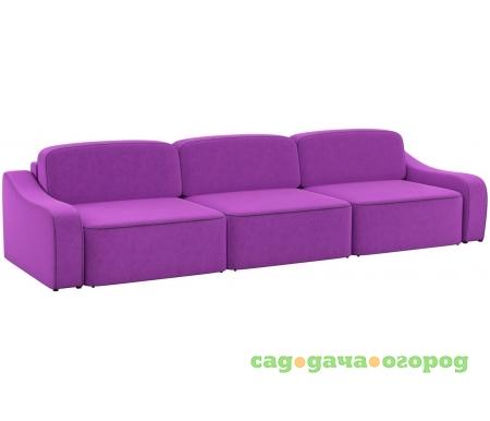 Фото Триумф Long микровельвет фиолетовый