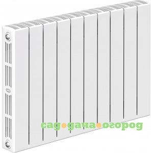 Фото Биметаллический радиатор rifar supremo 350, 8 секций, боковое подключение, белый ral 9016 s 350-8