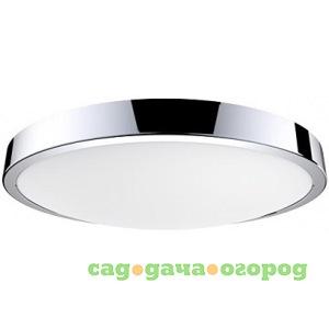 Фото Светодиодный светильник led 18w ip20 4100к круглый хром кольцо gauss 941422218