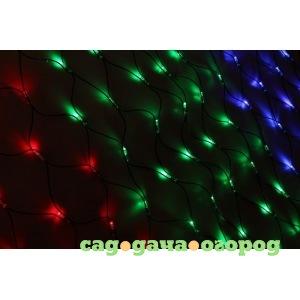 Фото Гирлянда neon-night сеть 1х1.5м, прозрачный пвх, 96 led мульти 215-119-6