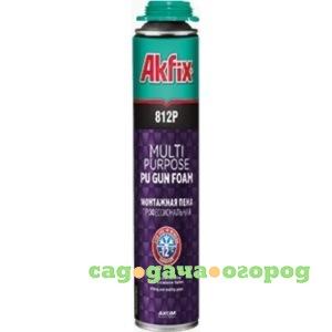 Фото Профессиональная зимняя монтажная пена akfix 812p, 850 гр. fa081