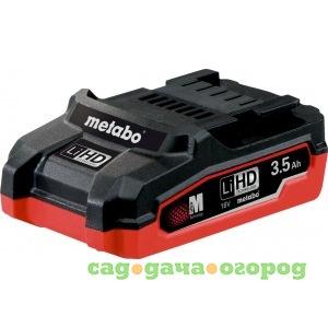 Фото Аккумулятор lihd 18в, 3,5 ач (2 шт.) metabo t0346