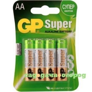 Фото Алкалиновые батарейки gp 8 шт super alkaline 15а аa 15a-cr8