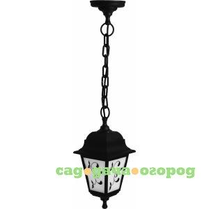 Фото Садово-парковый светильник duwi lousanne подвес 660 мм, 60 w, черный, матовое с рисунком, пластик 24145 4