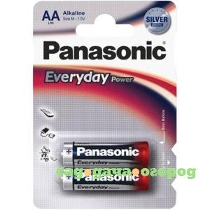 Фото Батарейки lr6 aa everyday power standard 1.5в бл/2 panasonic 5410853024705