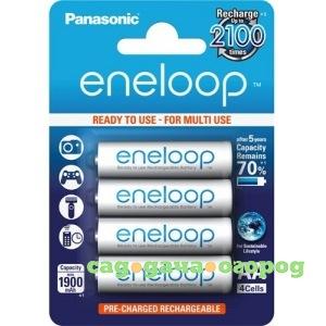 Фото Аккумулятор r6 aa eneloop ni-mh 1900mah предзаряженный бл/4 panasonic 5410853052630