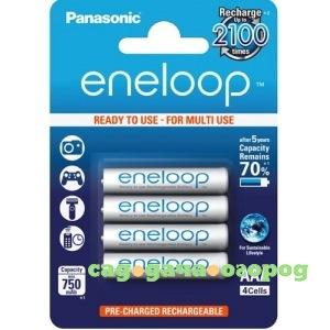 Фото Аккумулятор r03 aaa eneloop ni-mh 750mah предзаряженный бл/4 panasonic 5410853052685