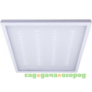 Фото Светодиодная панель rev lp slim quadro 48w, 6500к, призма, 595x595x19 28975 3