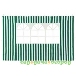 Фото Зеленая стенка с окном для садового тента green glade 4110