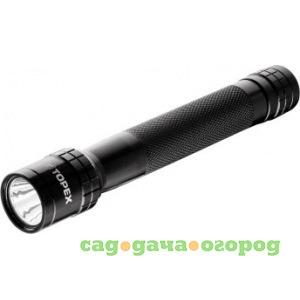 Фото Aлюминиевый фонарик topex 2xaa, ipx4, led smd 94w396