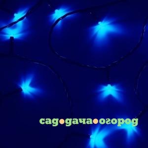 Фото Гирлянда neon-night твинкл 4м, темно-зеленый пвх, 25 led синие 303-013