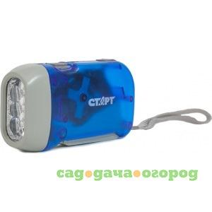 Фото Фонарь динамо старт lde 701-b1 blue