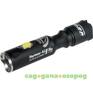 Фото Светодиодный фонарь armytek partner a1 pro v3, 600 лм f02702sc