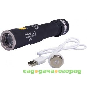 Фото Светодиодный фонарь armytek prime c2 pro magnet usb+18650 xhp35, 2100 лм, аккумулятор f01504sc