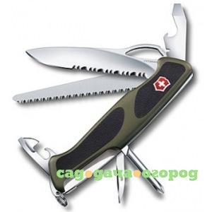 Фото Нож victorinox rangergrip 179 0.9563.mwc4 130 мм, 12 функций, зеленый