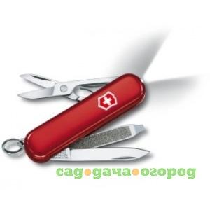 Фото Нож-брелок victorinox classic swisslite 0.6228 58 мм, 7 функций, красный