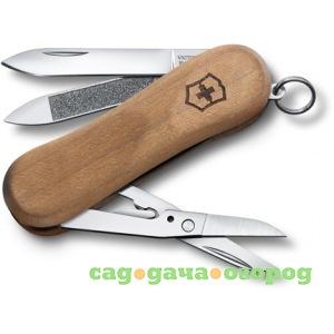 Фото Нож 65 мм 5 функций дерево victorinox classic evowood 81 0.6421.63