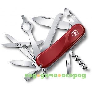 Фото Красный нож 85 мм 17 функций victorinox evolution 23 2.5013.e