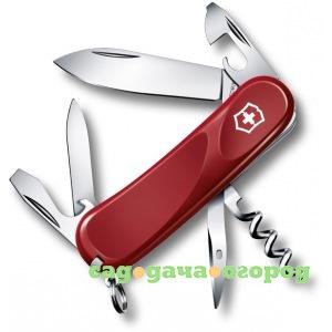 Фото Красный нож 85 мм victorinox evolution 10 2.3803.e