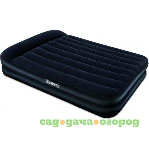 Фото Надувная кровать со встроенным насосом bestway premium air bed-air pump 203х152х46 см 67403 bw