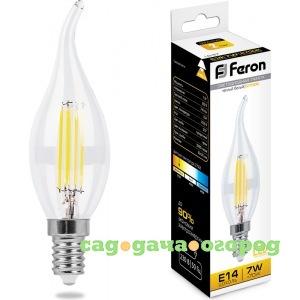 Фото Светодиодная лампа feron 7w 230v e14 2700k, lb-67 25727