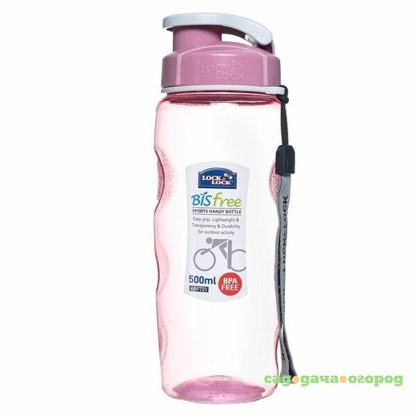Фото Бутылка спортивная 500мл розовая