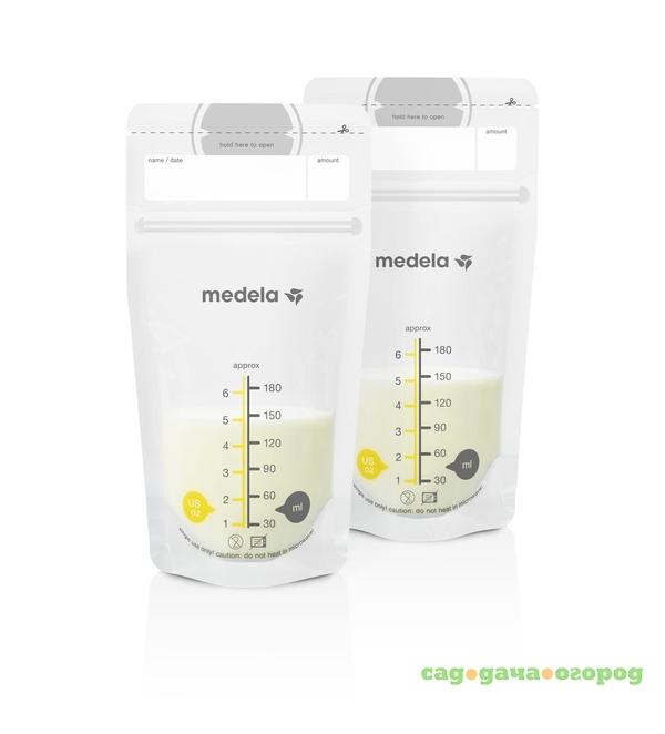 Фото Набор одноразовых пакетов Medela для хранения грудного молока 25 шт.