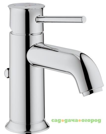 Фото Смеситель для раковины Grohe BauClassic с донным клапаном 23161000