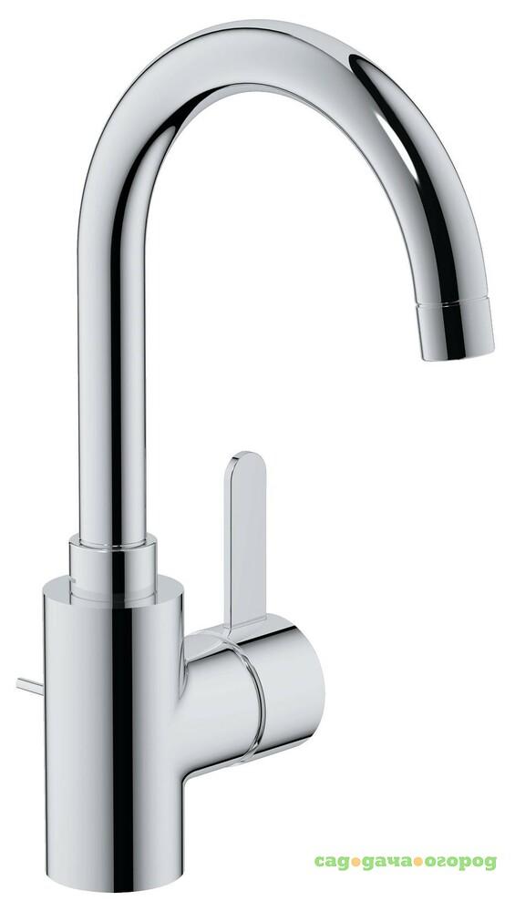 Фото Смеситель для раковины Grohe Eurosmart Cosmopolitan с донным клапаном, высокий излив 32830000