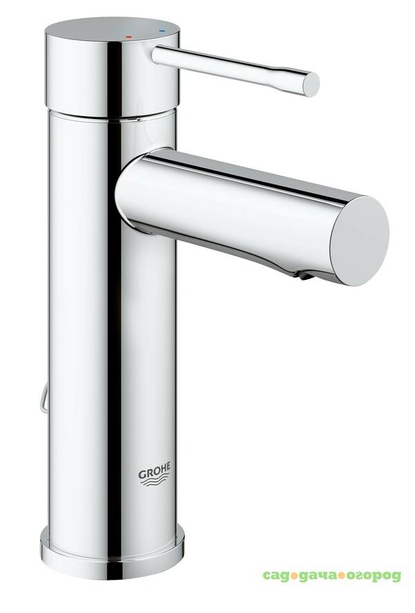 Фото Смеситель для раковины Grohe Essence+ с цепочкой и низким изливом 32899001