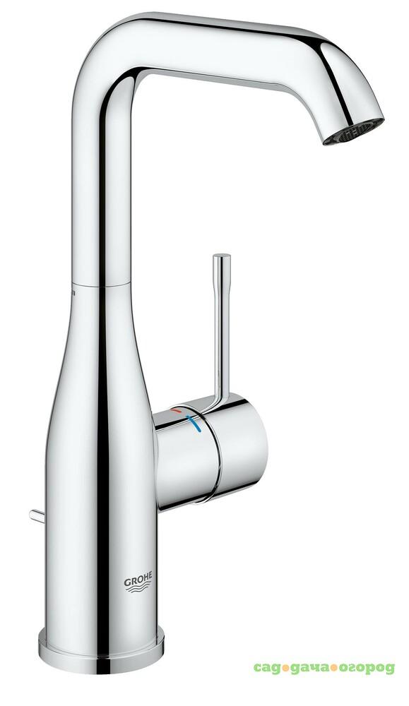 Фото Смеситель для раковины Grohe Essence+ с донным клапаном и высоким изливом 32628001