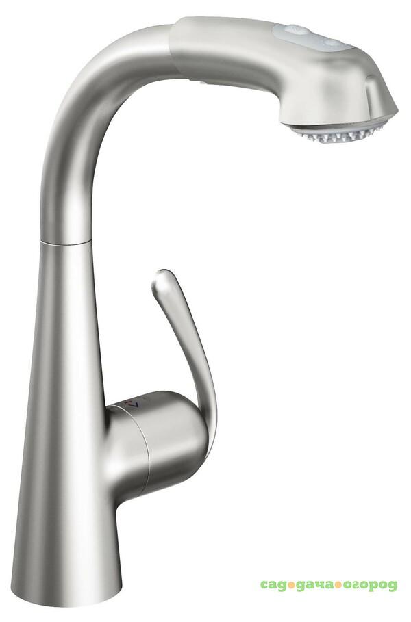 Фото Смеситель для кухни Grohe Zedra с выдвижным изливом 32553SD0