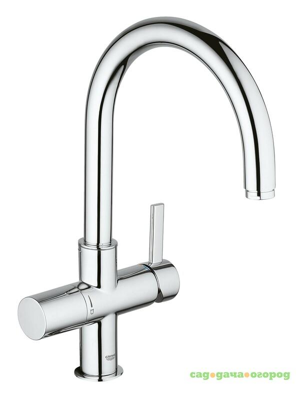 Фото Смеситель для кухни Grohe Blue с высоким изливом для водопроводной и фильтрованной воды 33251000