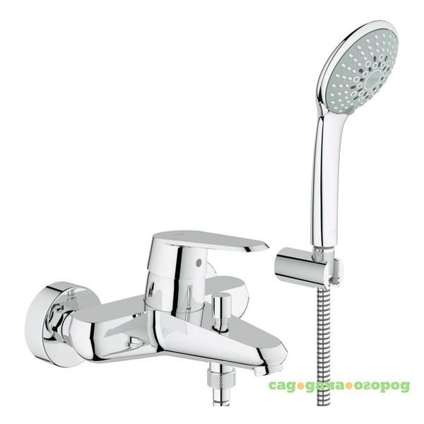 Фото Смеситель для ванны Grohe Eurodisc Cosmopolitan с душевым гарнитуром 33395002