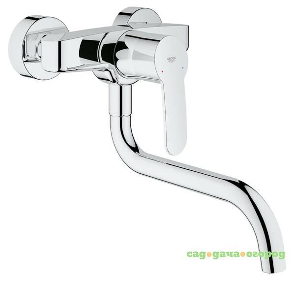 Фото Смеситель для кухни Grohe Eurostyle Cosmopolitan, настенный 33982002