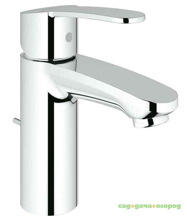 Фото Смеситель для раковины Grohe Eurostyle Cosmopolitan с донным клапаном, уменьшенный 23037002