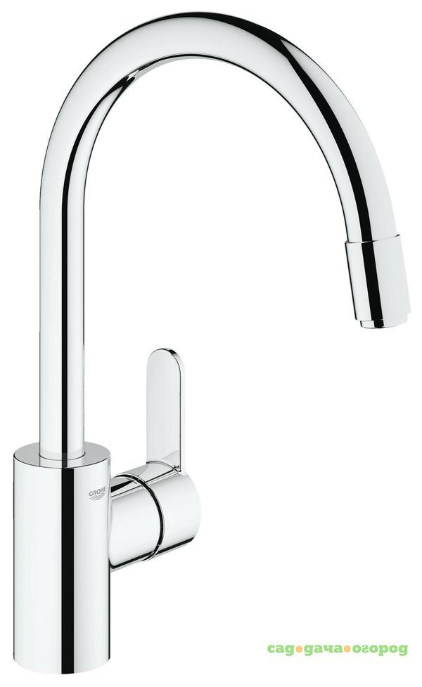 Фото Смеситель для кухни Grohe Eurostyle Cosmopolitan с выдвижным изливом 31126002