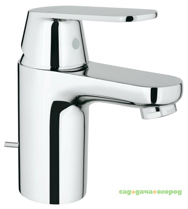 Фото Смеситель для раковины Grohe Eurosmart Cosmopolitan с донным клапаном, низкий излив 32825000